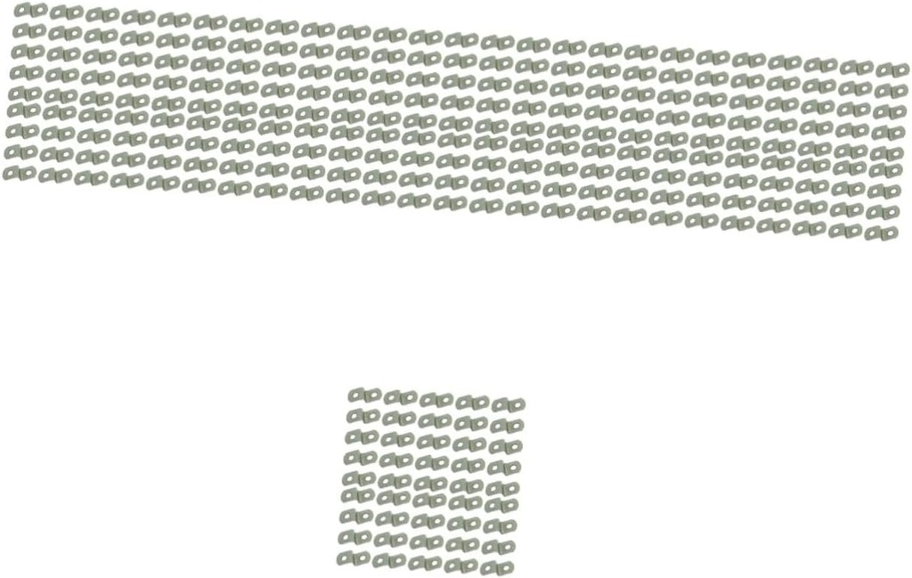 GLEAVI 720 Pcs Corner Code Trapezoidal Stainless Steel Backplane