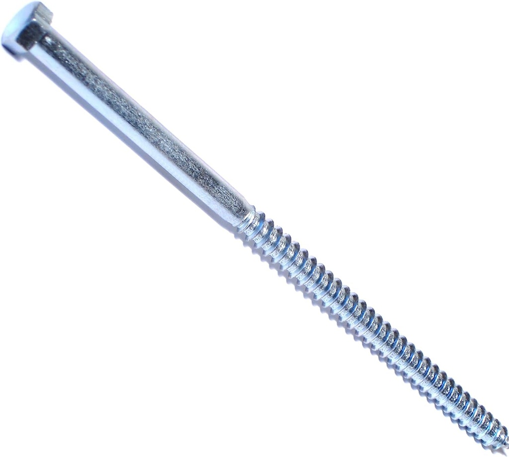 014973260385 Hex Lag Screws, 3/8 X 8, Piece-50, Zinc