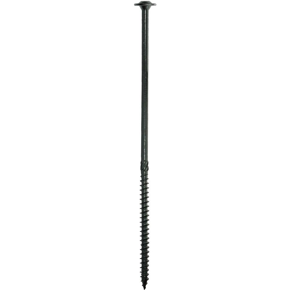 GRSSFW38820-GRIP-RITE 3/8 X 8" PRIMEGUARD plus COATED T-40 STAR DRIVE WASHER HEAD COARSE THREAD TYPE 17 POINT STRUCTURAL SCREW 20 COUNT