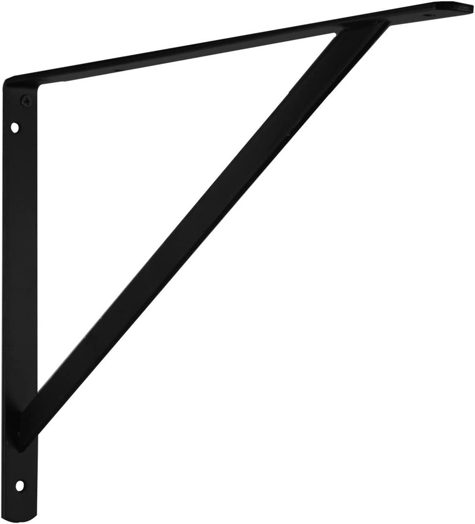 John Sterling the MAX BRACKET Shelf Bracket, 20-Inch, Black, 0049-20BKH