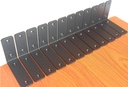 4 Pack - L 5" X H 4" X W1.5", 5Mm Thick Black L Shelf Bracket, Iron Shelf Brackets, Metal Shelf Bracket, Industrial Shelf Bracket, Floating Shelf Bracket, Shelf Supports with Screws