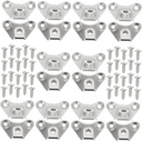 3 Sets Corner Connector Corner Brace Furniture Accessory Heavy Duty Angle Brackets Corner Bracket Joint Fastener Right Angle Bracket Fixing Bracket Furniture Angle Bracket
