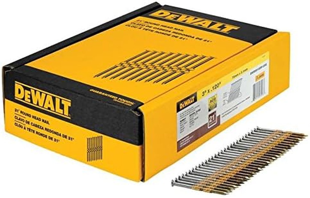 Dewalt 3 X .120 in Ring Shank GALV Nails