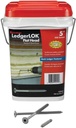 Fastenmaster Ledgerlok Flat Head Wood Screw - Bucket of 250 - 5"