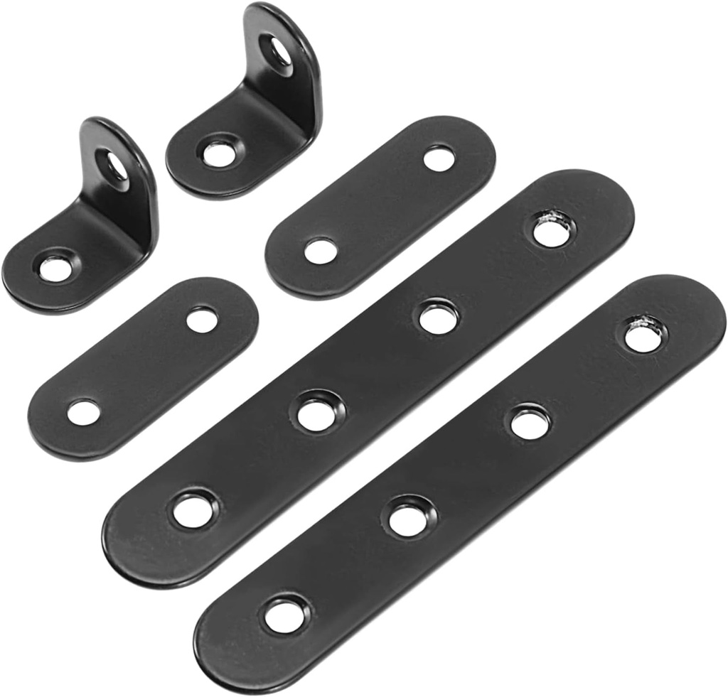 Mobestech 72 Pcs Corner Brackets for Wood Wooden Bracket Angle Brackets for Wood Metal Brackets for Wood Corner Code Shelves Thicken Brackets for Braces Small Shelf Fastener