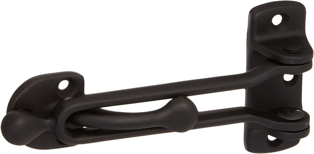 Baldwin 0250190 Security Door Guard, Black