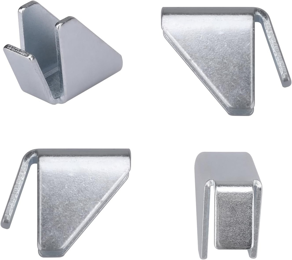 Shelf Clips Bracket Replacement for Husky Garage Cabinet, Removable Metal Shelf Support Clips inside Storage Cabinet, Pack of 4