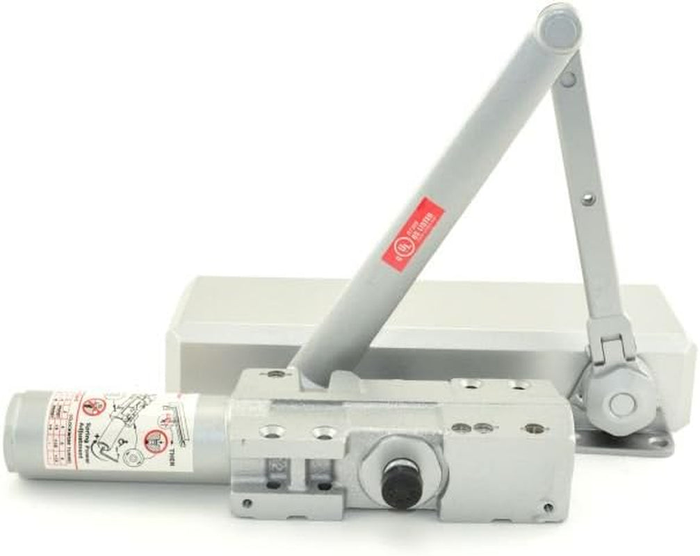 Stanley Commercial Hardware Commercial Hold-Open Arm Extra Heavy Duty Door Closer from the QDC100 Collection, Sex Nut, Painted Aluminum Finish