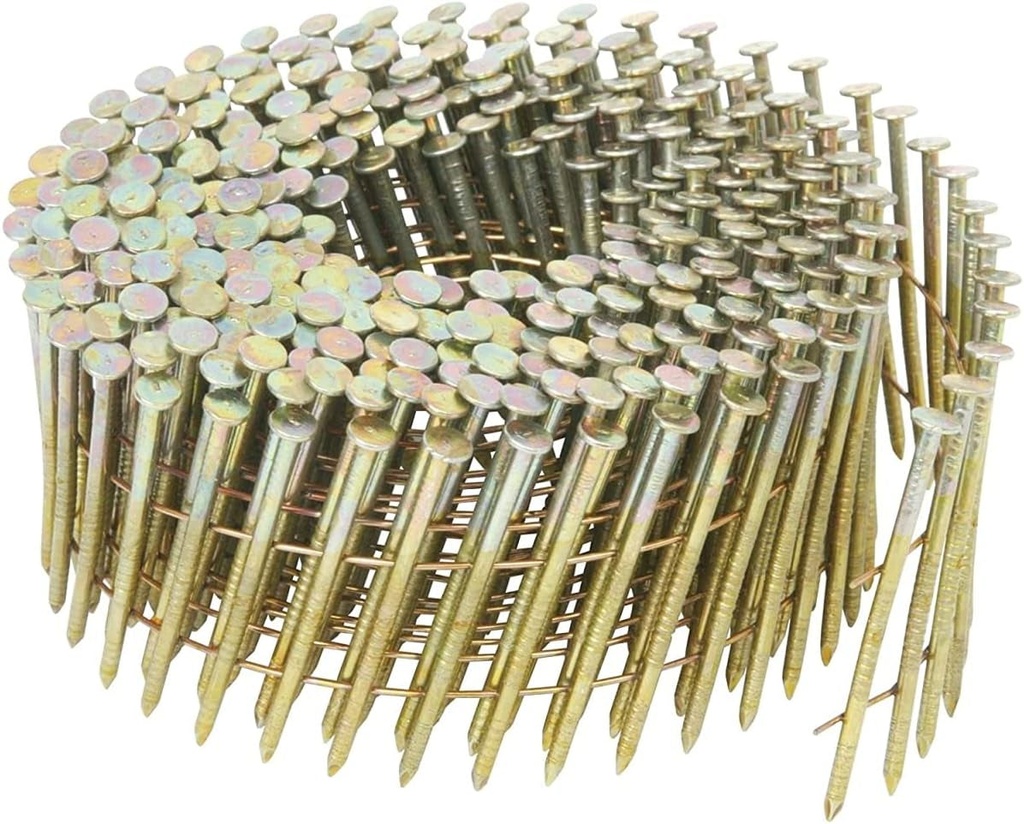 Metabo HPT Siding Nails | 2 In. X .092 In. | Wire Coil, Smooth Shank | Electro-Galvanized | 3,600 Count | 13333HPT