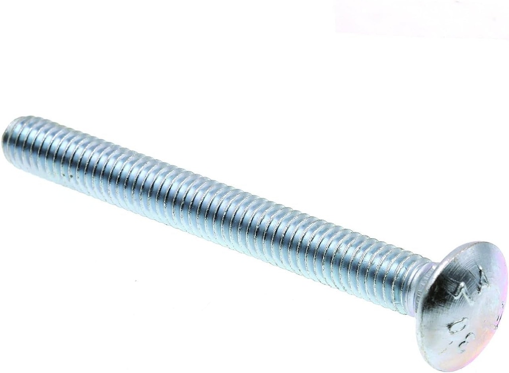Prime-Line 9063058 Carriage Bolts, 5/16 In.-18 X 3 In., A307 Grade a Zinc Plated Steel (50 Pack)