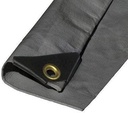 10'X30' 12Mil Silver Tarp Extra Heavy Duty 3 Ply Reinforced Canopy 6 Oz (Approximate 9'.6 X 29'.6)