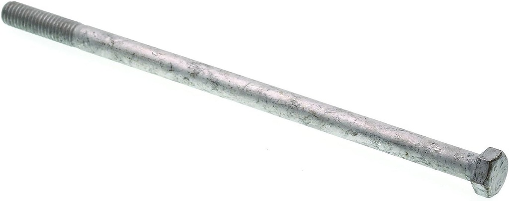 Prime-Line 9060208 Hex Bolts, 3/8 In.-16 X 8 In., A307 Grade a Hot Dip Galvanized Steel (10 Pack)