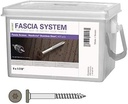 Deckfast Stainless Steel Fascia Screws 9 X 1-7/8" T-20 Star Drive Dark Gray 400 Pieces