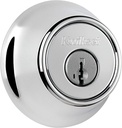 Kwikset 665-S Double Cylinder Deadbolt with Smartkey from the 660 Series - Polished Chrome