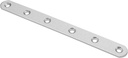 Uxcell Repair Plate, 197Mmx20Mm, Flat Fixing Mending Corner Brace Bracket Connector, Pack of 8