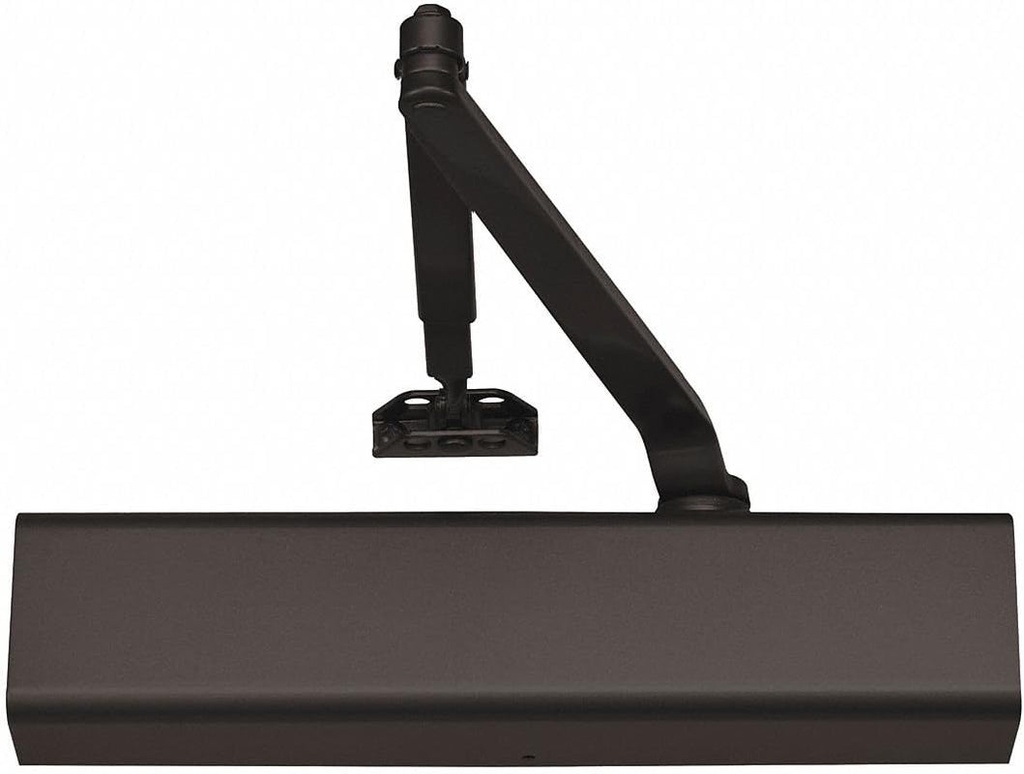 Manual Hydraulic Yale 3501-Series Door Closer, Heavy Duty Interior and Exterior, Dark Bronze