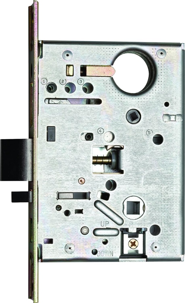 Stanley Best 45HCA D 626 Steel Standard Mortise Lock Case, Storeroom, Satin Chrome, 2"