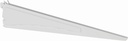 Closetmaid 2854 Shelftrack Locking Shelf Bracket for 16 In. Deep Wire Shelving, for Adjustable Closet Systems, 1-Pack, White