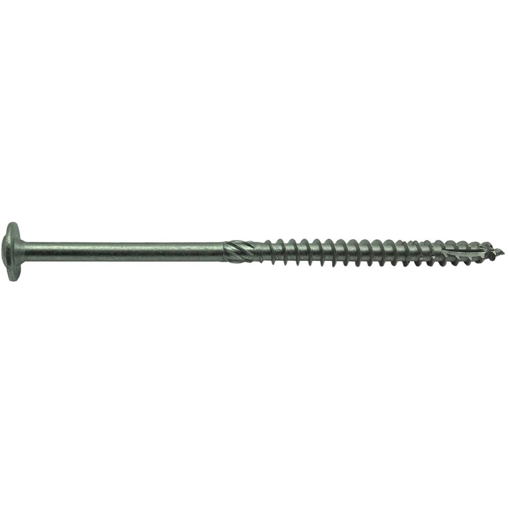 Jake Sales #15 X 5" Construction Lag Screw Stainless Steel T-30 Torx/Star Drive Heavy Duty Lag Screw Far Superior to Common Lag Screws (100 Screw Count) Modified Truss Washer Head