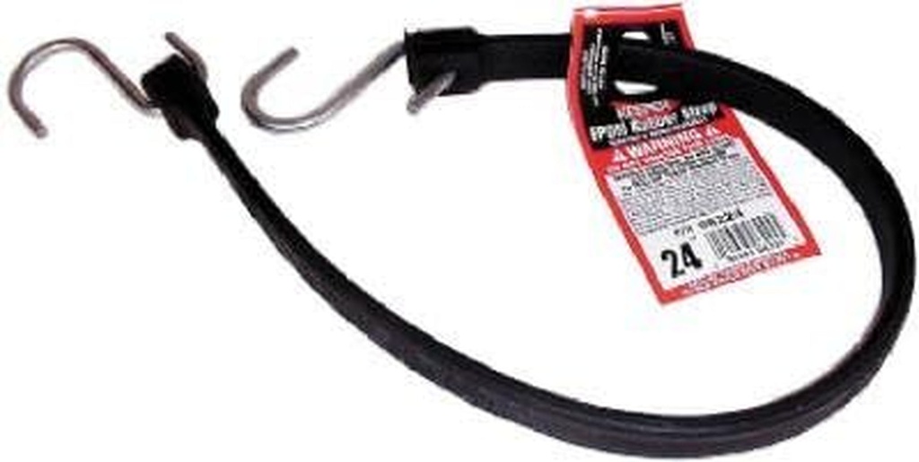 Keeper 06224 24" EPDM Rubber Bungee Cord Strap - Quantity 50