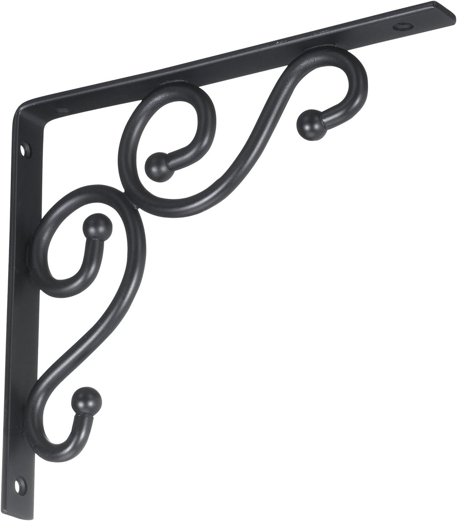 Stanley Hardware S250-590 773BC Ornamental Shelf Bracket in Black