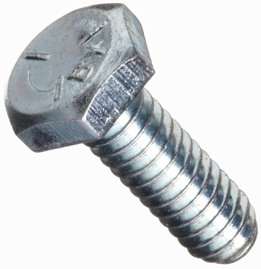 1 1/2-6 X 3 Hex Head Bolts, Steel Grade 5 Hex Head Cap Screws, Steel, Zinc Plating, Fully Threaded Coarse Thread, Thread Diameter: 1 1/2 Inch, Length: 3 Inches (Quantity: 4)*