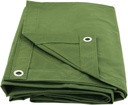 Mytee Products 12' X 20' Green Canvas Tarp 12Oz Heavy Duty Water Resistant