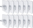 Punch Free Shelf Support Peg-Self Adhesive Shelves Clips for Kitchen Cabinet Book Shelves-Strong Partition Holders Pin for Closet Brackets Clapboard Layer-Load Bearing 10 Pounds