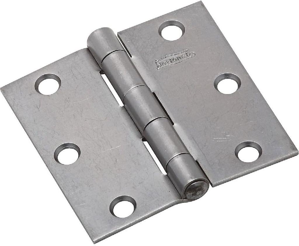 National Square Tight-Pin Broad Door Hinge Pack of 10
