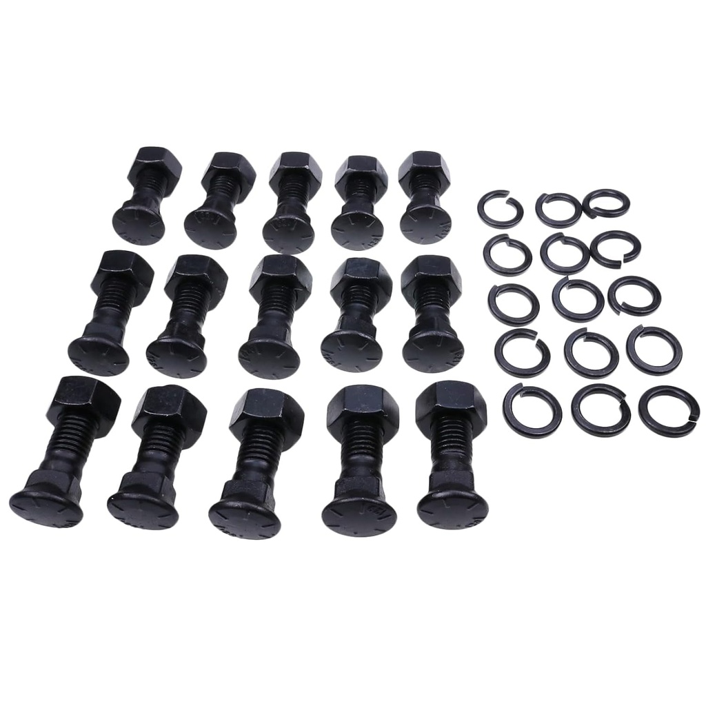 15 Plow Bolt Nut Washer Blades Cutting Edge 3/4 10X2 1/2 Grade 8 Dome Head 5J4773 2J3506 5P8248