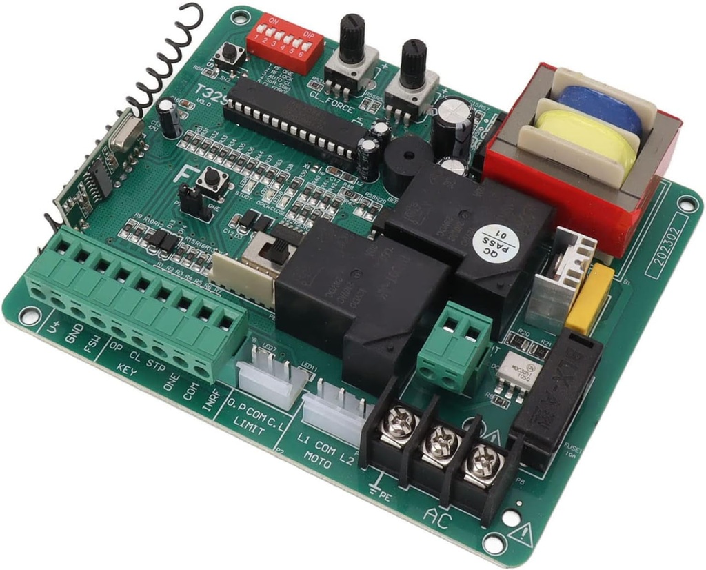 LED Indication Sliding Gate Motor Control Board, Remote Control Electric Door Motor Circuit Board, Motor Time , External Switch Interface