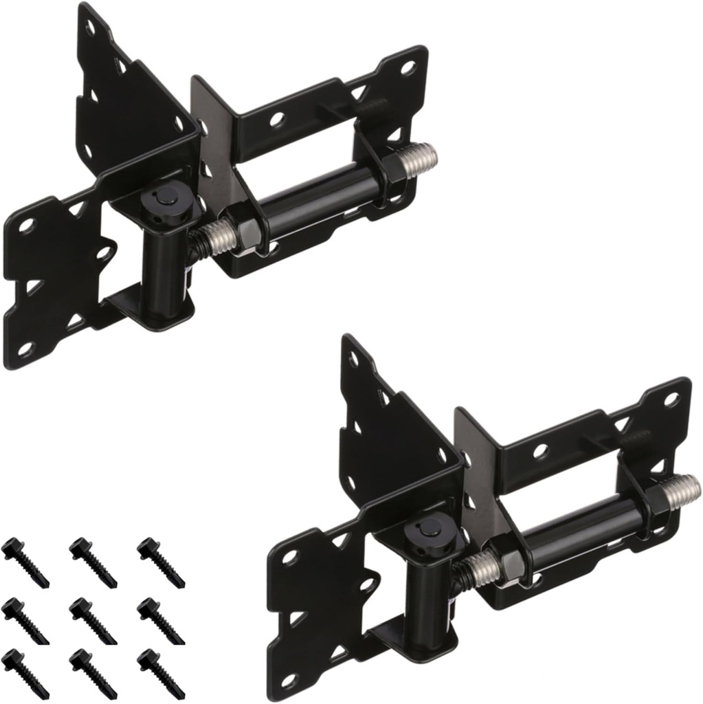 Stainless Steel Self-Closing or Non Self-Closing Pair of Hinges in White (AD1001W)