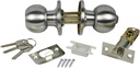 Danco Mobile Home Entrance Door Lock, Brushed Nickel, 61801