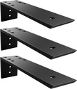 Countertop Brackets Countertop Support Brackets 3Pack Heavy Duty Shelf Brackets 3Pack 12Inch Hidden Floating L Bracket for Wood Granite Quartz Kitchen Island