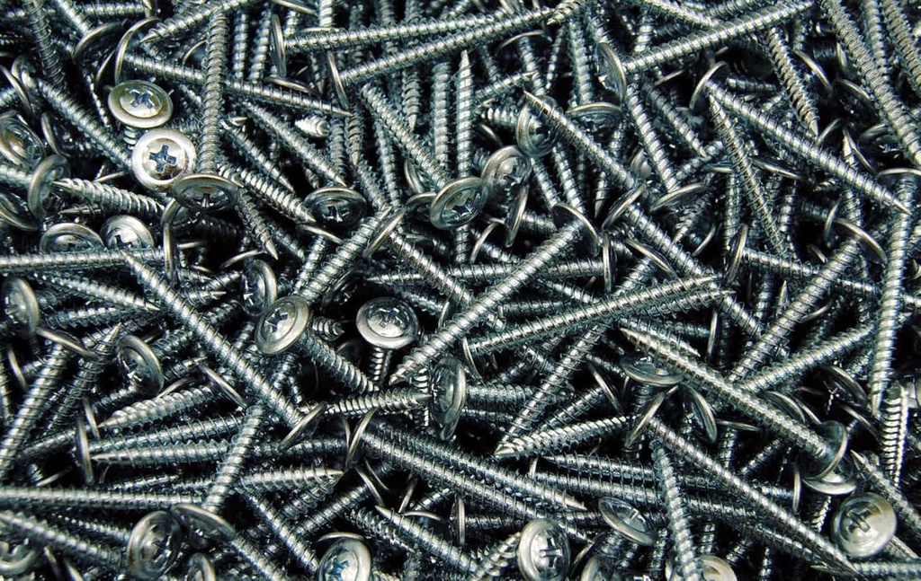 (500) Phillips Mod Truss 8 X 1-5/8" Zip Screws Self-Piercing K-Lath Sheet Metal