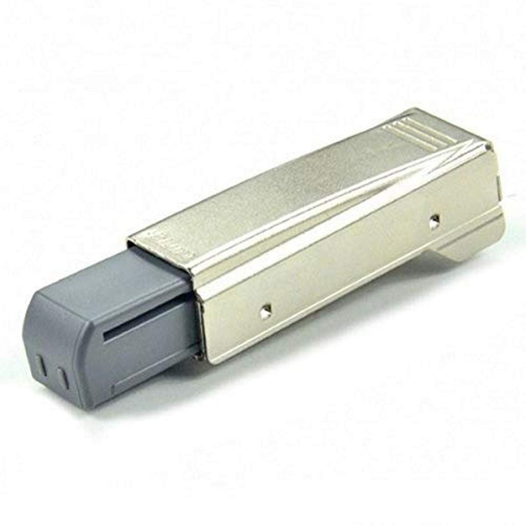 Blum 973A0500.01X10 973A Blumotion Straight Arm Full Overlay Hinge for Doors, Nickel Finish (Pack of 10)