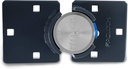 Paclock'S KT2173A/770 Hasp and Puck Combo Kit, Buy American Act Compliant, High Security 6-Pin Cylinder, One Lock Keyed to #26545 W/ 2 Keys, Silver Anod. Alum. Puck, Double Coated Grey Hasp
