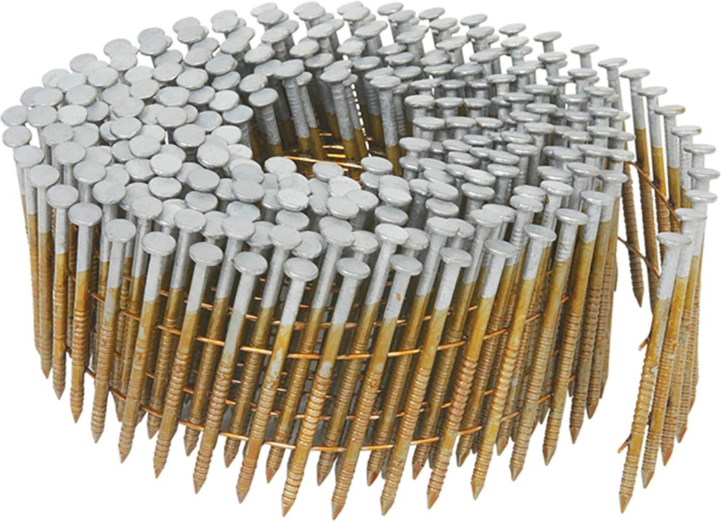 Metabo HPT Siding Nails | 1-3/4 Inch X .092 | 15 Degree | Full round Head | Ring Shank | Wire Coil | Hot Dipped Galvanized | Total 3,600 Count | 13363HPT (Pack of 1)