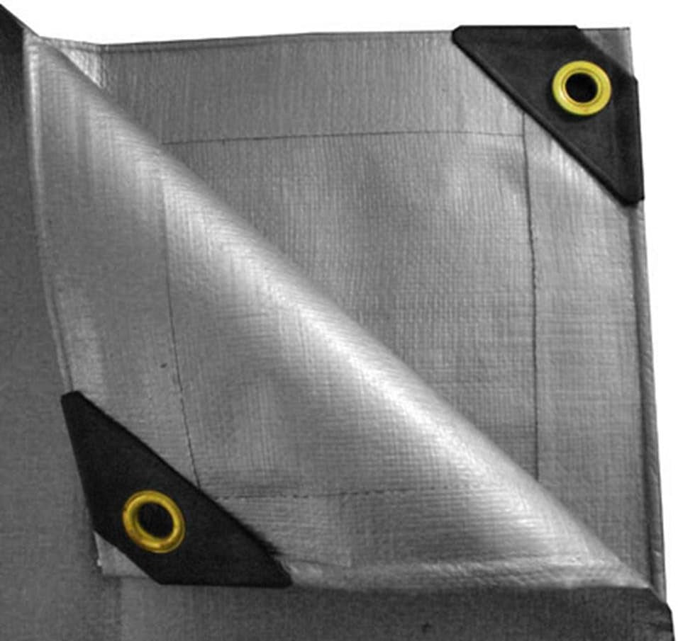 Heavy Duty Silver Tarp 6 OZ., 12'X20'