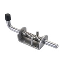 1PCS Spring Loaded Latch,Stainless Steel 304 Security Barrel Bolt Latch Trailer Gate Pin Lock Heavy Duty Tone Spring Latches Door Cabinet Hing (Length:135Mm)