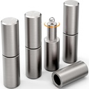 Weldable Barrel Hinges 4”,4⅛ X 1 Inch Heavy Duty Gate Hinges,Weld on Hinges for Iron Door,Metal Gates,Ball Bearing Detachable Steel Hinges,Metal Hinge Load Capacity 1200 Lbs,Barrel Hinges Weld On