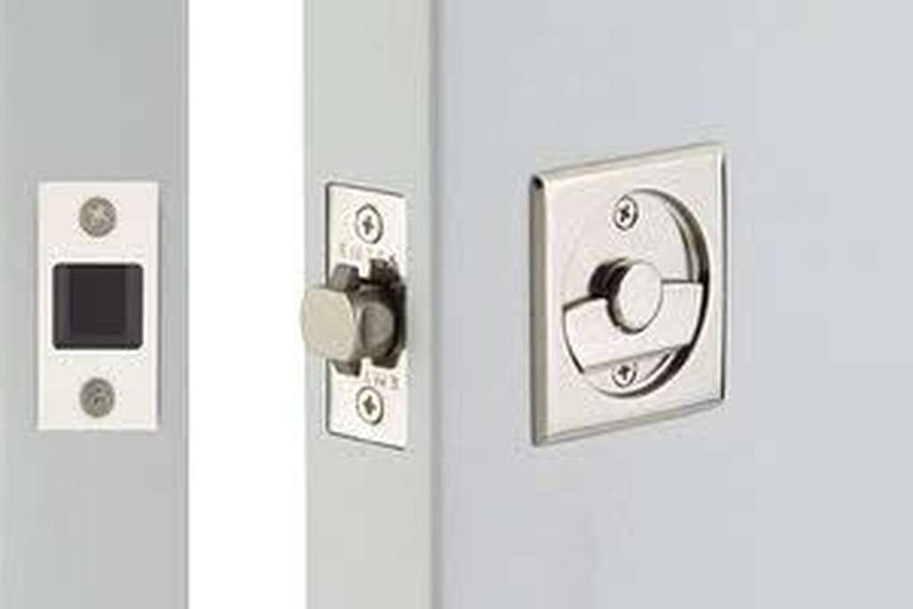 Emtek 2135US4, Square Privacy, Satin Brass (US4)