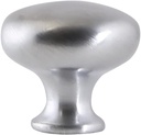Design House 564559 1.25-Inch Mushroom Cabinet Knob, Satin Chrome, 25-Pack