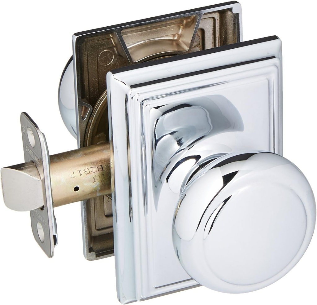 Schlage Lock Company F10AND625ADD F-Series Polished Chrome Passage Knobset