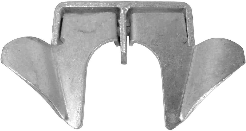 Wall Mount Gate Butterfly Fork Latch - 1-3/8" to 1-5/8" Fork Diameter - Chain Link Fence Gate Latching Hardware - Chain Link Fence Gate Parts