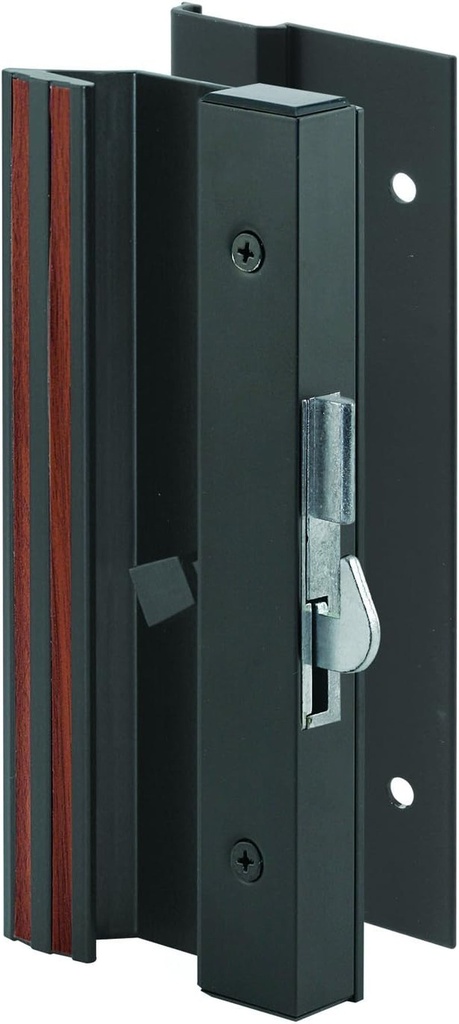Prime-Line C 1007 Low Profile/Low Base Black Aluminum Latch Handle (Single Pack)