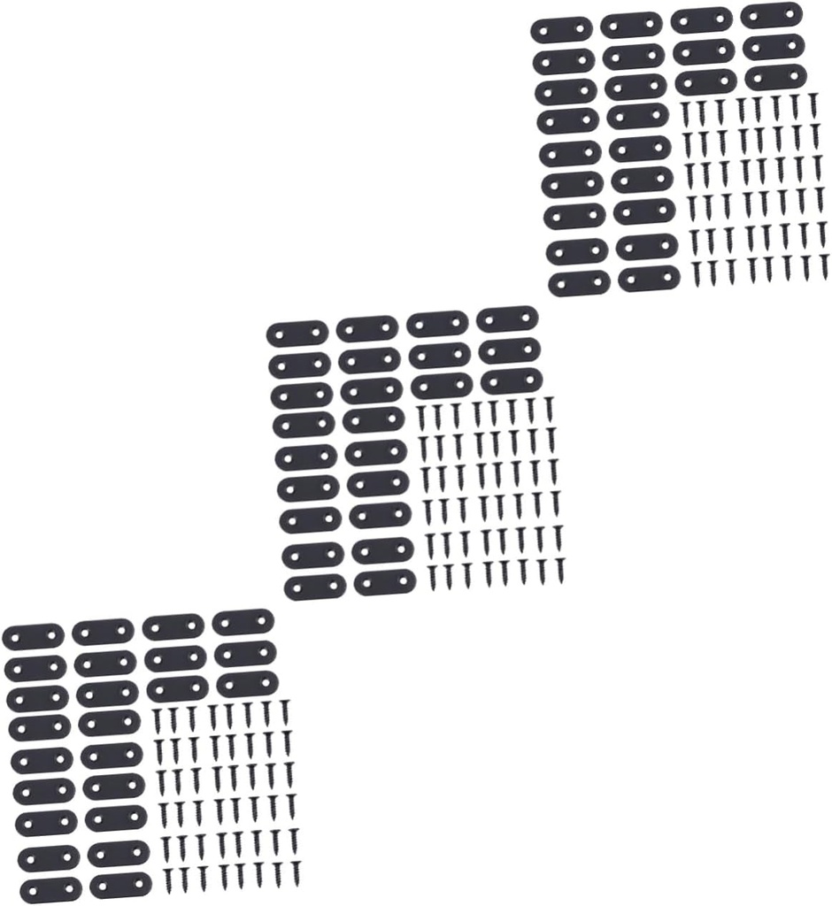 GLEAVI Black Shelves 216 Pcs Stainless Steel Corner Code Heavy Shelf Shelf Brackets
