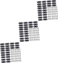 GLEAVI Black Shelves 216 Pcs Stainless Steel Corner Code Heavy Shelf Shelf Brackets