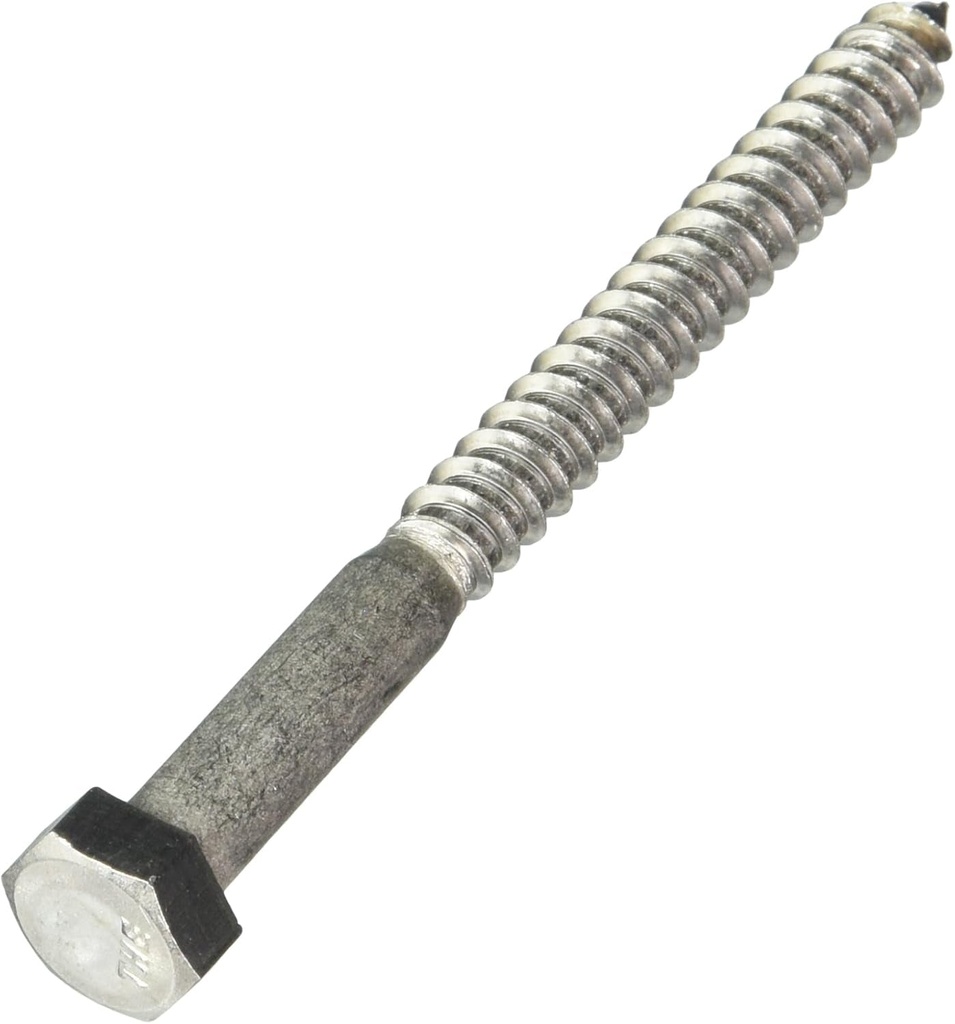 832042 5/16 X 3-1/2-Inch Stainless Steel Hex Lag Screw, 25-Pack