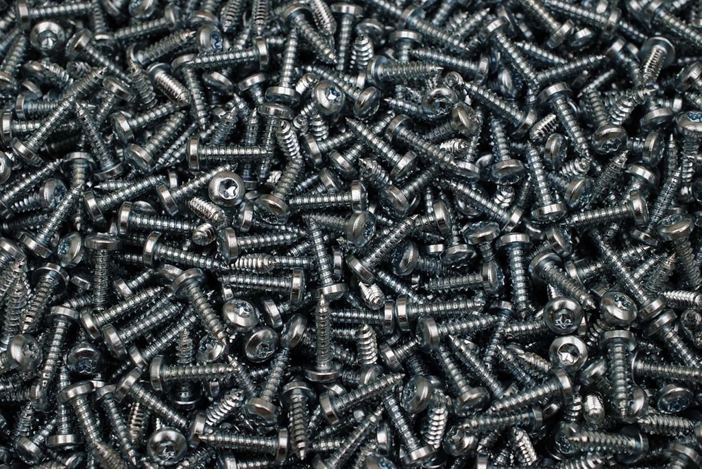 (1500) Torx Pan Head 8 X 5/8 Type AB Zinc Plated Sheet Metal Screw SMS #8